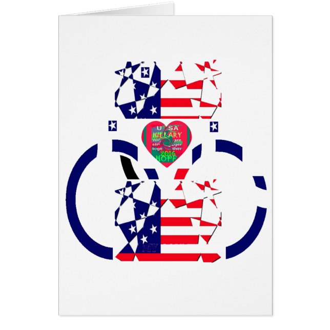 USA Hope Beau drapeau national Extraordinaire Desi (Devant)