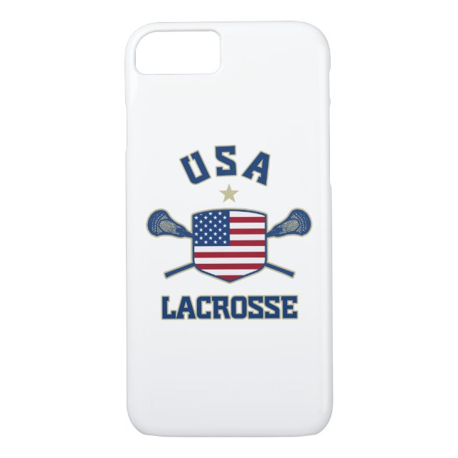 USA Lacrosse iPhone 7 coque (Dos)