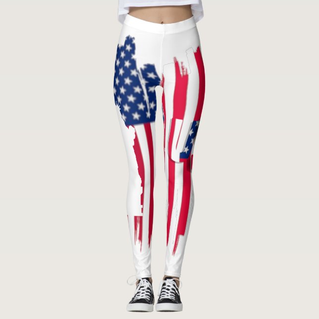 USA legging patriot (Devant)