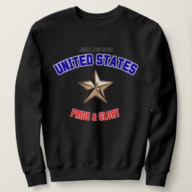 USA National Pride Edition Women's Sweatshirt (Design devant)