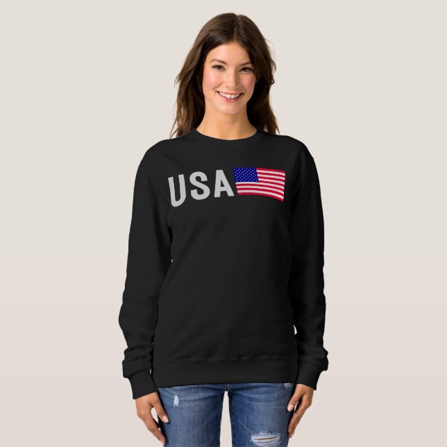 USA Pride femme sweatshirt (Devant entier)