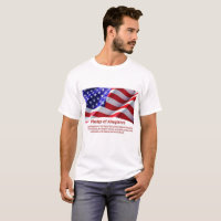 USA Promdge of Allegiance Man's Tshirt