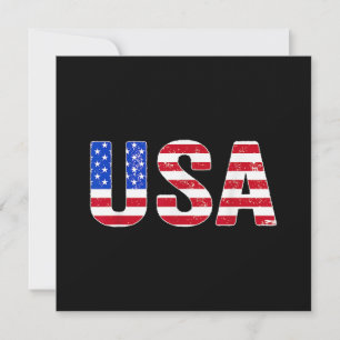 USA T Chemise Patriotique Drapeau Américain Hommes