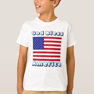 USA T-shirt enfant dieu bénisse l'amérique