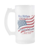 USA Une nation sous Dieu Stein Mug