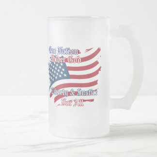 USA Une nation sous Dieu Stein Mug