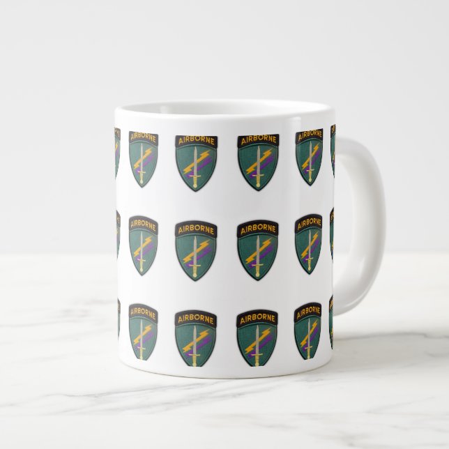 USACAPOC Special ops vétérinaires patch Mug (Devant droit)