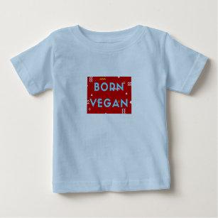 Usage végétalien de bébé ! Badine le T-shirt a