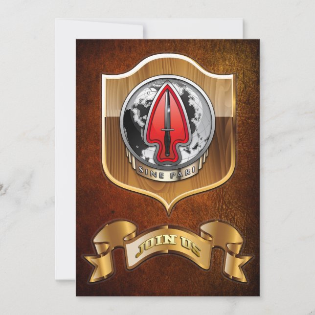 USASOC [Nouvelle DUI] (Devant)