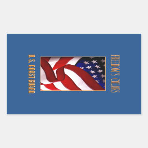 USCG Vos Stickers Rectangle Personnalisés