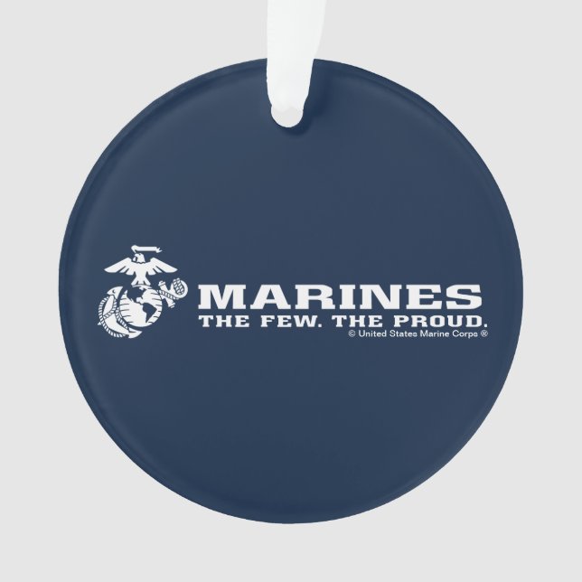 USMC Les rares Logo Fiers - Blanc (devant)
