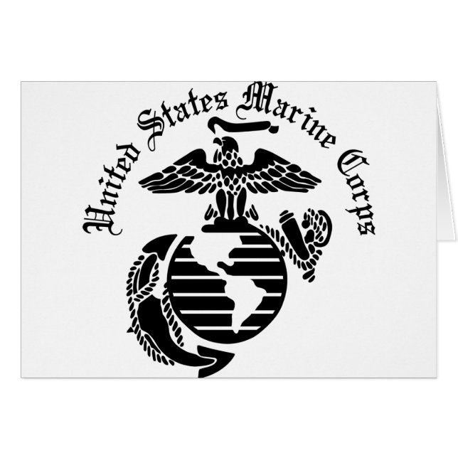 USMC United States Marine Corps (Devant horizontal)