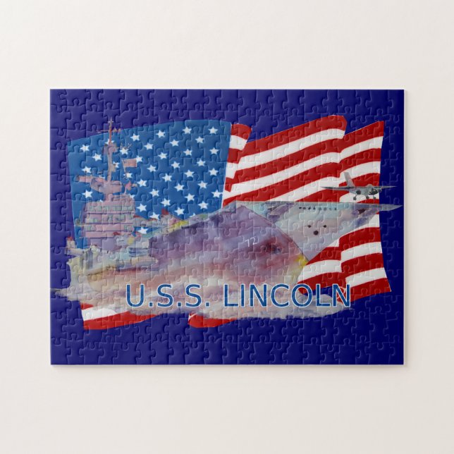 USS Abraham Lincoln CVN-72 Puzzle (Horizontal)