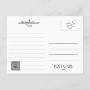 USS BOWEN DE-1079 /FF-1079 CARTE POSTALE FRIGATE