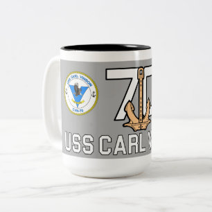 USS CARL VINSON MUG CVN-70 FORCE DE LA MER