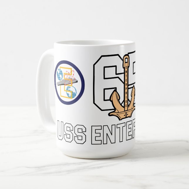 USS ENTERPRISE MUG LEGEND CVN-65 (Devant gauche)