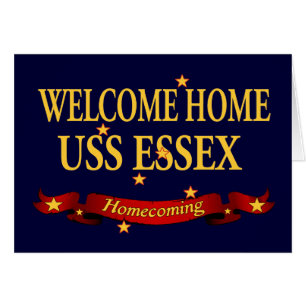 USS Essex à la maison bienvenu