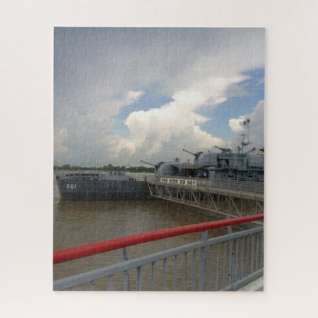 USS KIDD Jigsaw Puzzle (Vertical)