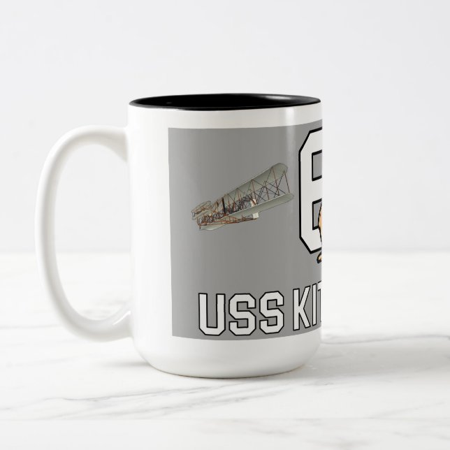 USS KITTY HAWK MUG PREMIER EN VOL (Gauche)