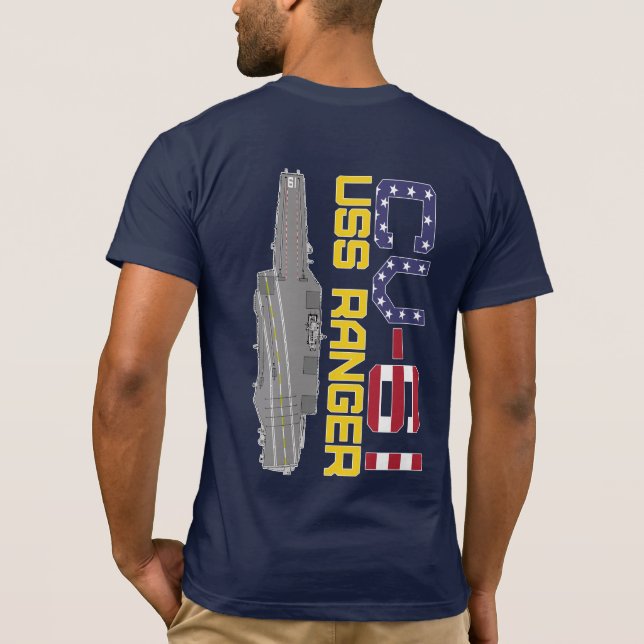 USS RANGER CV-61 T-Shirt (Dos)