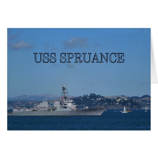 USS Spruance (Devant horizontal)
