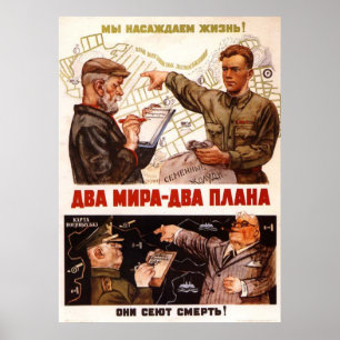 USSR CCCP Cold War Soviet Union Propaganda Posters