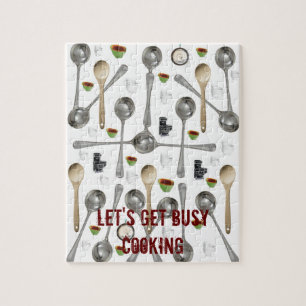 Ustensiles Cuillère en bois Jigsaw Puzzle Daisy