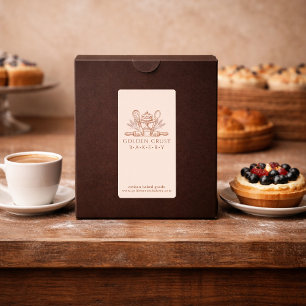 Ustensiles de Boulangerie Étiquette de Colis de Bo