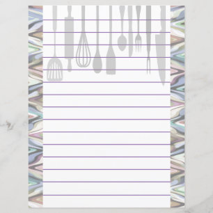 Ustensiles de Cuisine de cuisine rétro Zigzag Chev