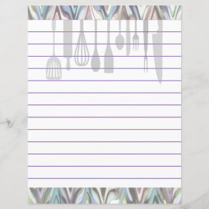 Ustensiles de Cuisine de cuisine rétro Zigzag Chev