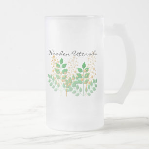 Ustensiles en bois Mug givrée