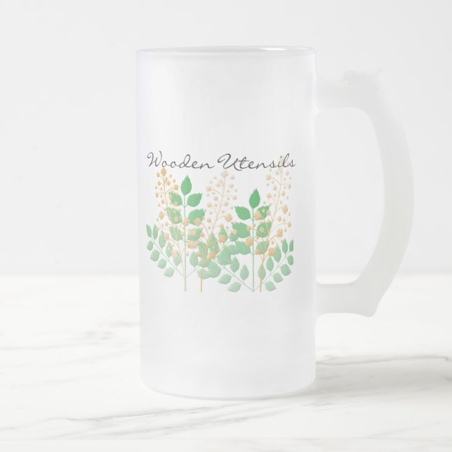 Ustensiles en bois Mug givrée (Droit)