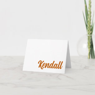 UT Longhorns Hook'em ! Carte de remerciement perso