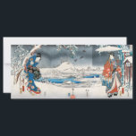 Utagawa Hiroshige - Conte de Genji<br><div class="desc">Conte de Genji : Scènes de neige - Utagawa Hiroshige et Utagawa Toyokuni, impression couleur bois, 1853</div>