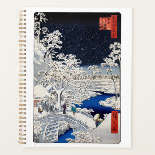 Utagawa Hiroshige - Pont des tambours à Meguro
