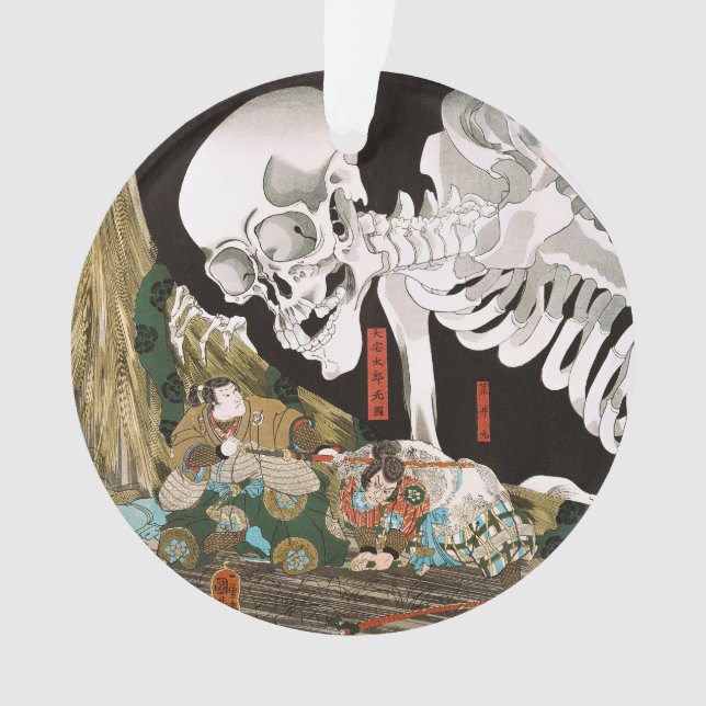 Utagawa Kuniyoshi Warrior vs Ghost, Art Japonais (devant)
