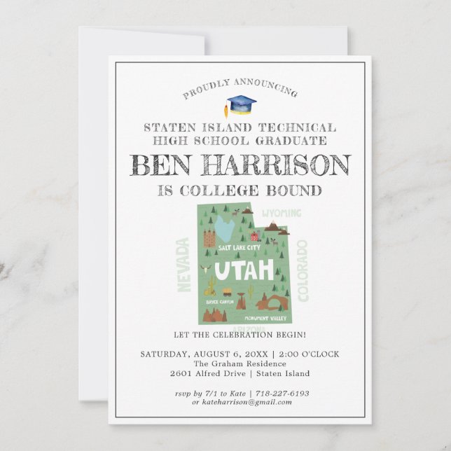 Utah | Fête de fin d'études pour l'université (Devant)