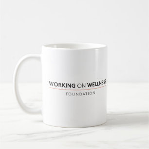 Utilisation De La Mug Du Logo De Bien-Être