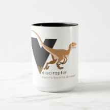V comme Velociraptor Mug