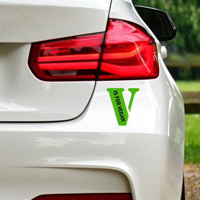 "V" est pour Vegan, Sticker (Créateur téléchargé)