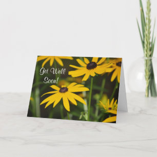 Va Bien Bientôt ! Carte Fleurs