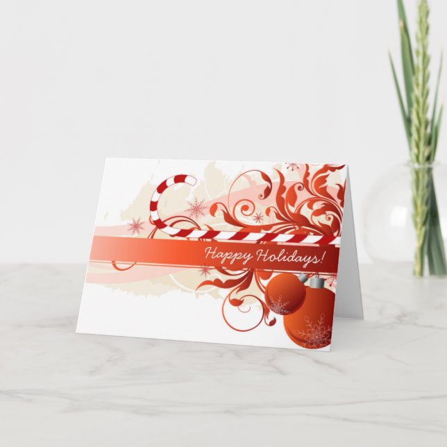 Vacance | Carte de voeux de Noël (Devant)