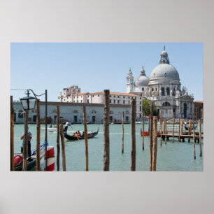 Vacances à Venise affiche de paysage