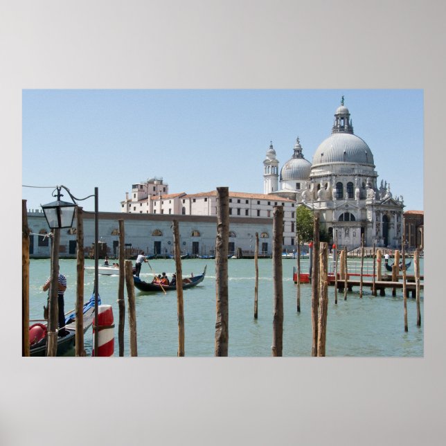 Vacances à Venise affiche de paysage (Devant)