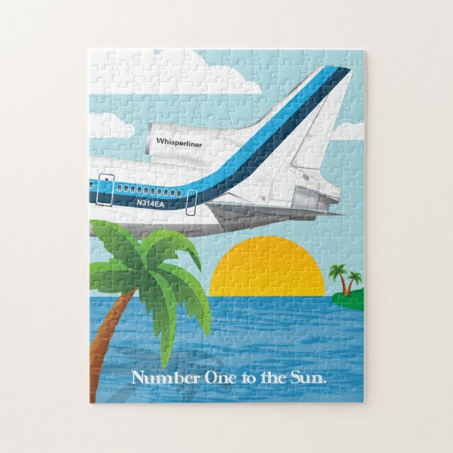 Vacances au Puzzle de l'avion solaire (Vertical)