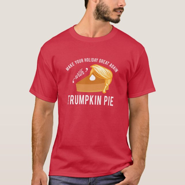 Vacances avec le T-shirt de tarte de Trumpkin (Devant)