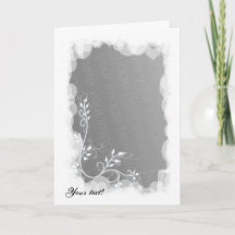 Vacances blanches ! Carte de vœux