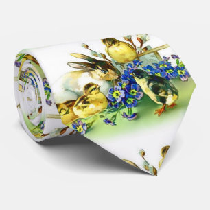 Vacances Bunny & Poussins de printemps Cravate de 