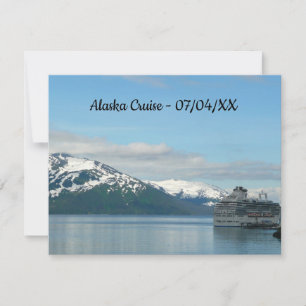 Vacances de croisière en Alaska Photographie de vo