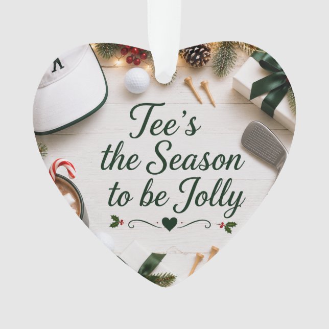 Vacances de Noël de golf sur gazon vert (devant)